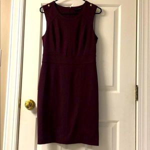 Banana Republic plum sleeveless dress